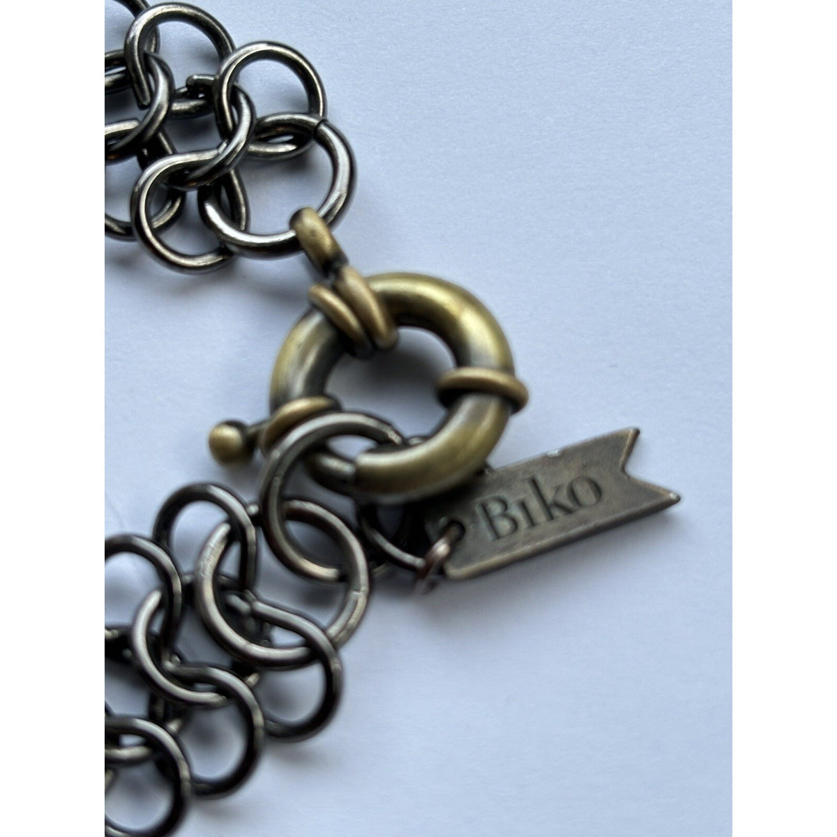 Biko Black Spike Collar Necklace — detail photo 8