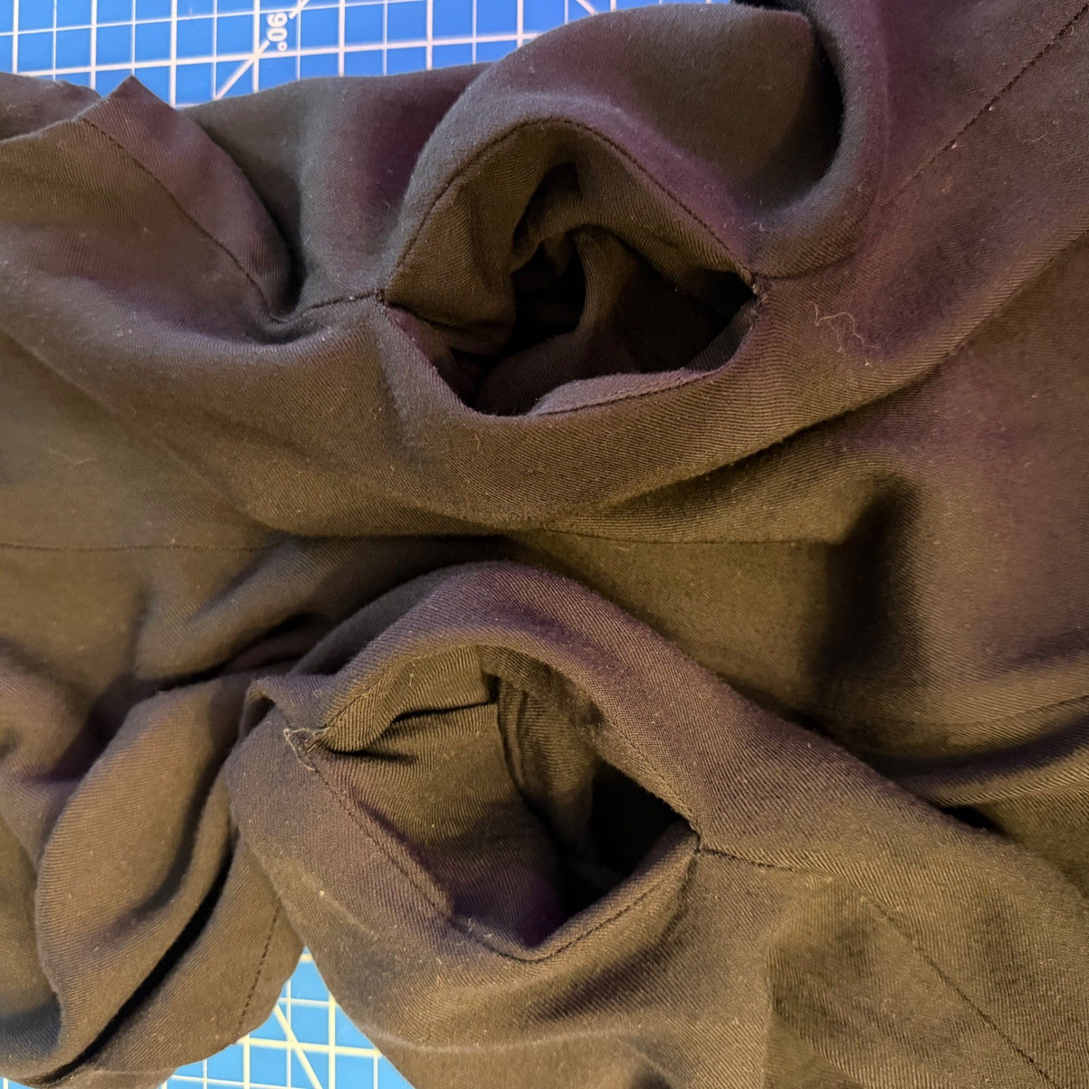 Jackson Rowe Black Cropped Wide Leg Jumpsuit | S — detail photo 10