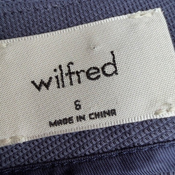 Aritzia Wilfred Periwinkle Bow Back Mini Dress | 6 — detail photo 6