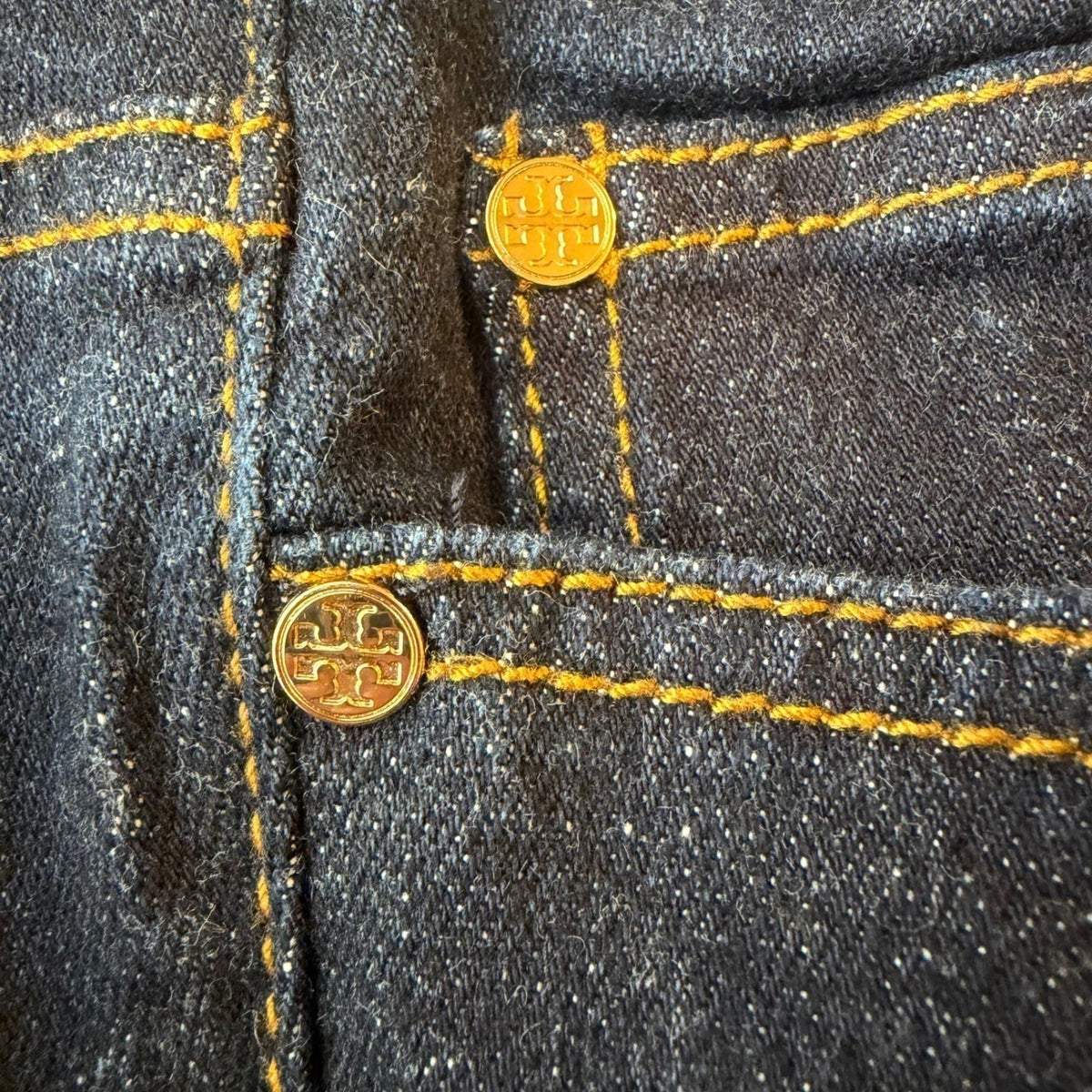 Tory Burch Dark Indigo Super Skinny Jeans | 29 — detail photo 13