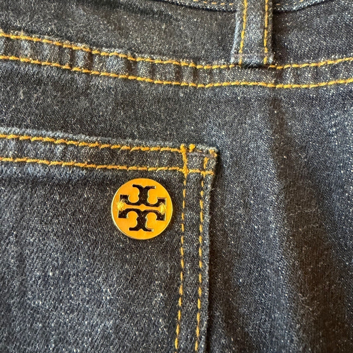 Tory Burch Dark Indigo Super Skinny Jeans | 29 — detail photo 14