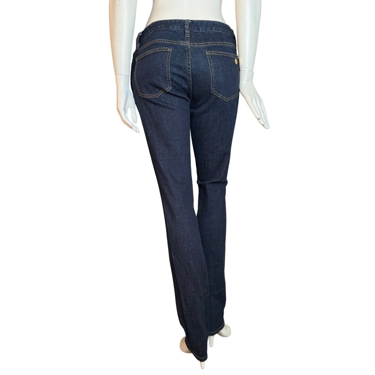 Tory Burch Dark Indigo Super Skinny Jeans | 29 — detail photo 5