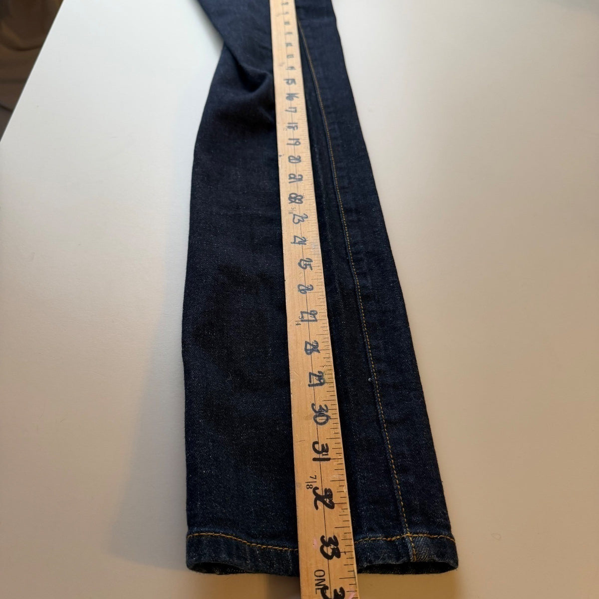 Tory Burch Dark Indigo Super Skinny Jeans | 29 — detail photo 7