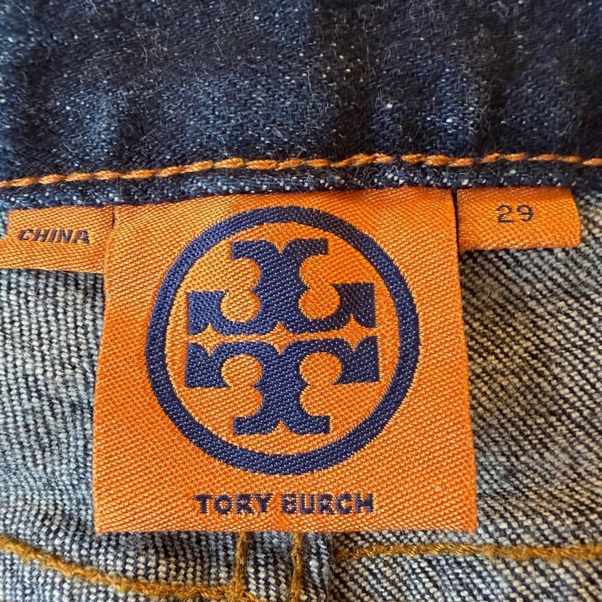 Tory Burch Dark Indigo Super Skinny Jeans | 29 — detail photo 8