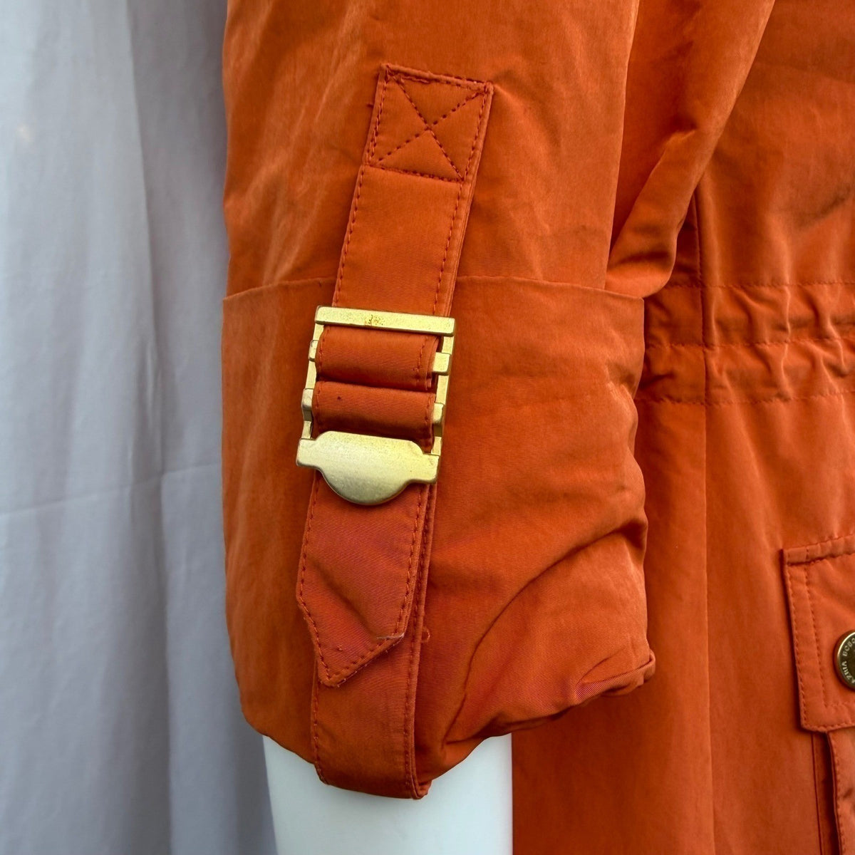 BCBGMAXAZRIA Burnt Orange Utility Anorak | M — detail photo 17