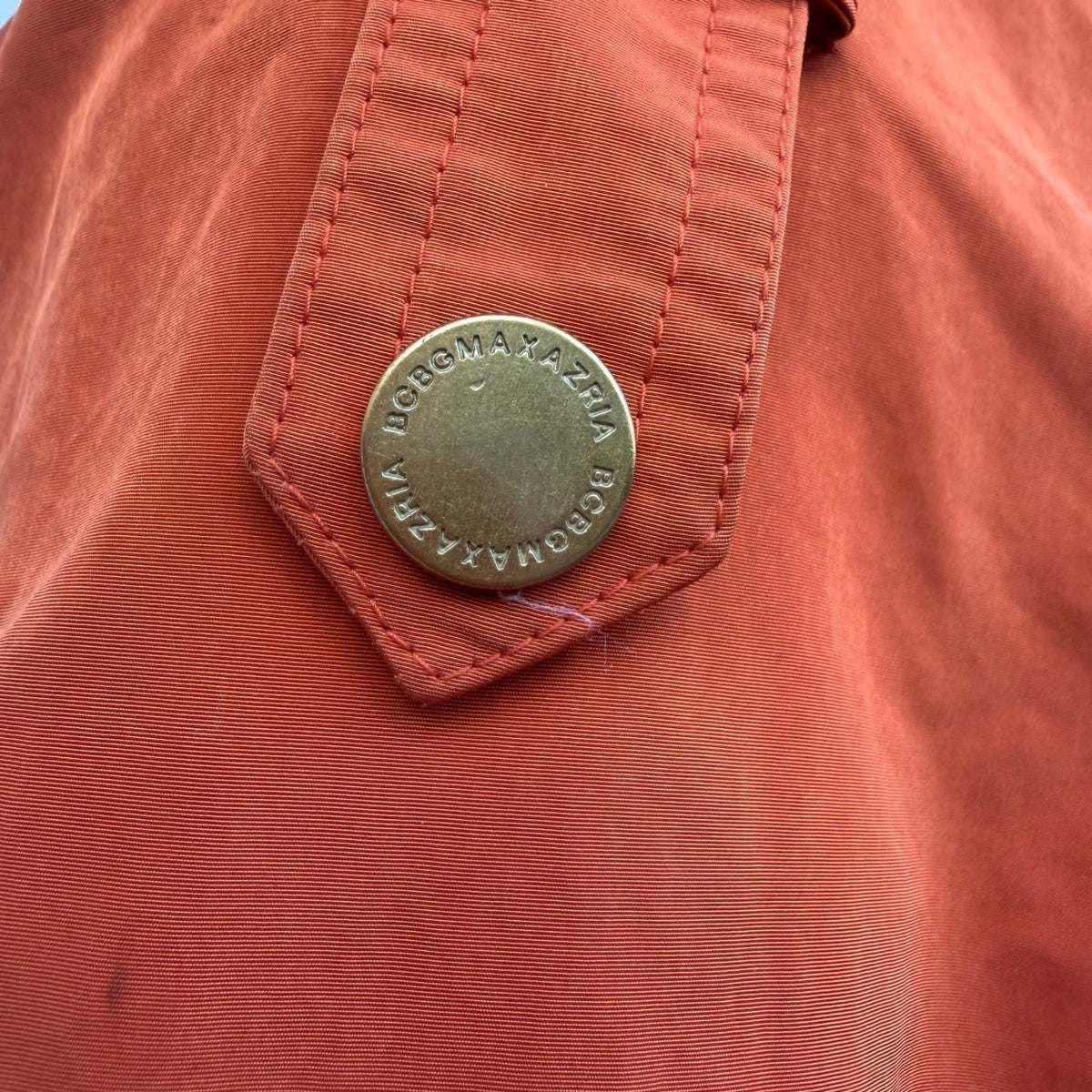 BCBGMAXAZRIA Burnt Orange Utility Anorak | M — detail photo 18