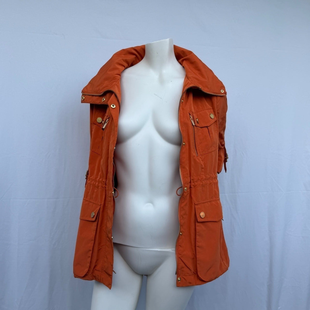 BCBGMAXAZRIA Burnt Orange Utility Anorak | M — detail photo 7
