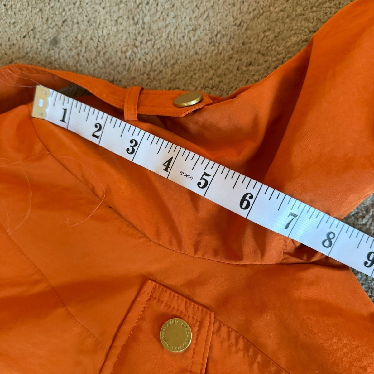 BCBGMAXAZRIA Burnt Orange Utility Anorak | M — detail photo 9