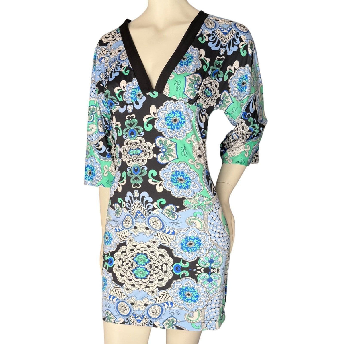 Baby Phat Paisley Kimono Sleeve Dress | L — detail photo 3