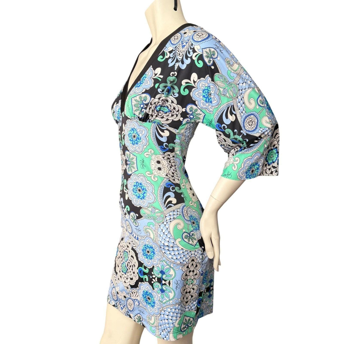Baby Phat Paisley Kimono Sleeve Dress | L — detail photo 7