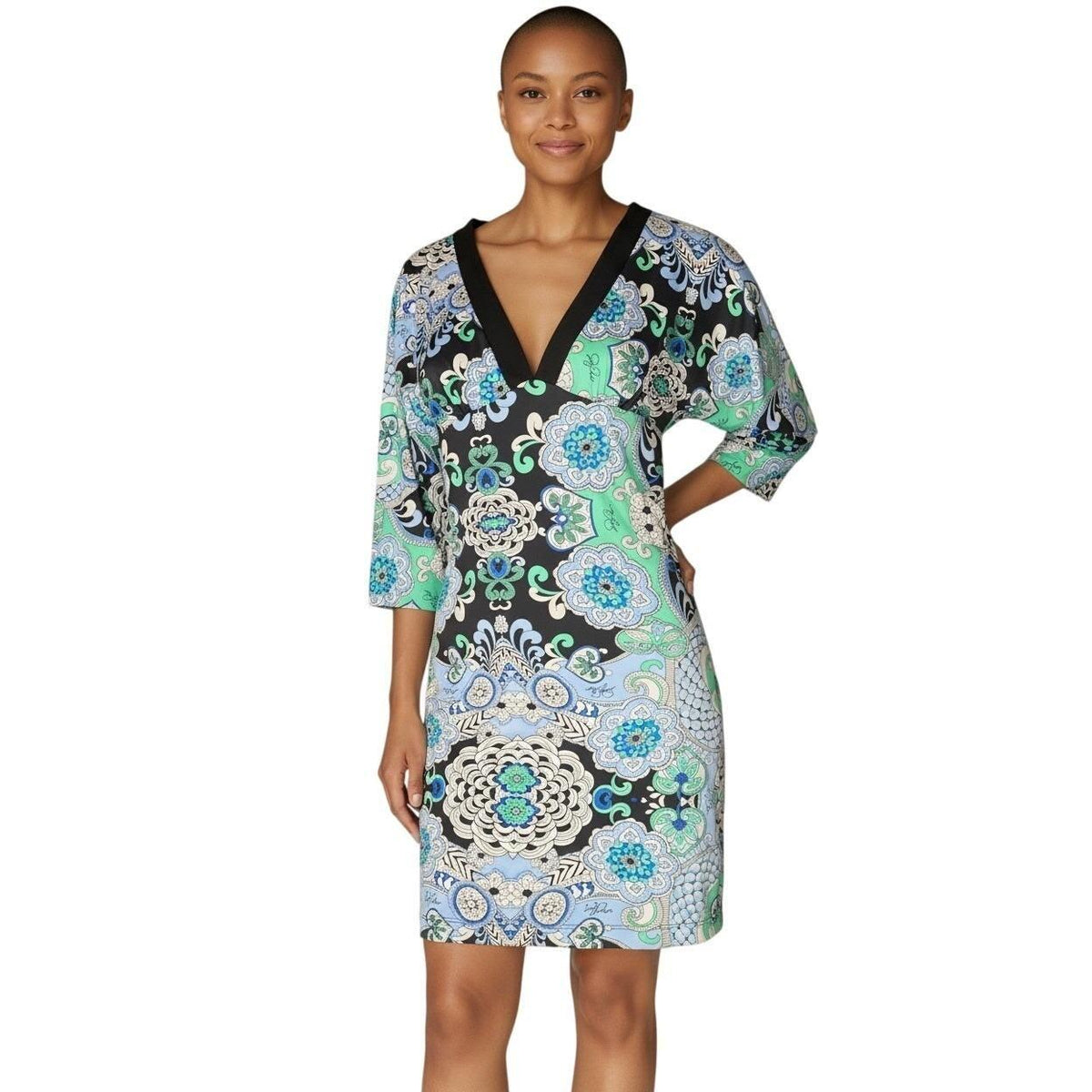 Baby Phat Paisley Kimono Sleeve Dress | L — detail photo 8