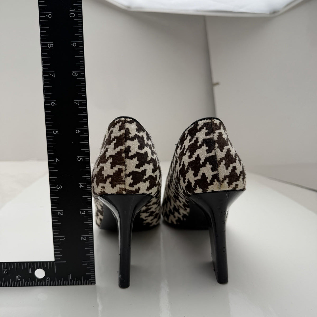 Nine West Houndstooth Haircalf Pointed Heels | 10 — detail photo 13
