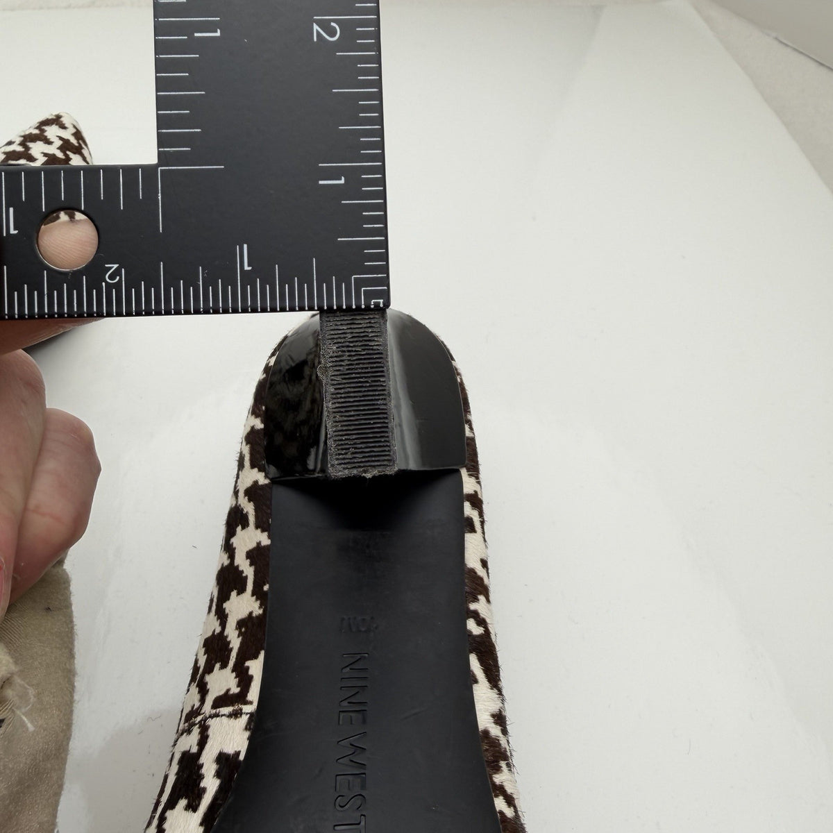 Nine West Houndstooth Haircalf Pointed Heels | 10 — detail photo 15