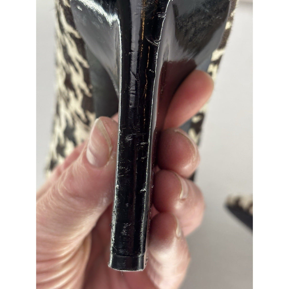 Nine West Houndstooth Haircalf Pointed Heels | 10 — detail photo 9