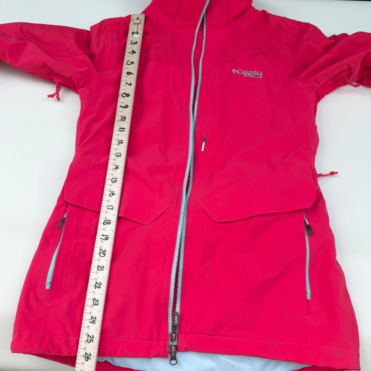 Columbia Titanium Raspberry Omni-Heat Ski Jacket | S — detail photo 15