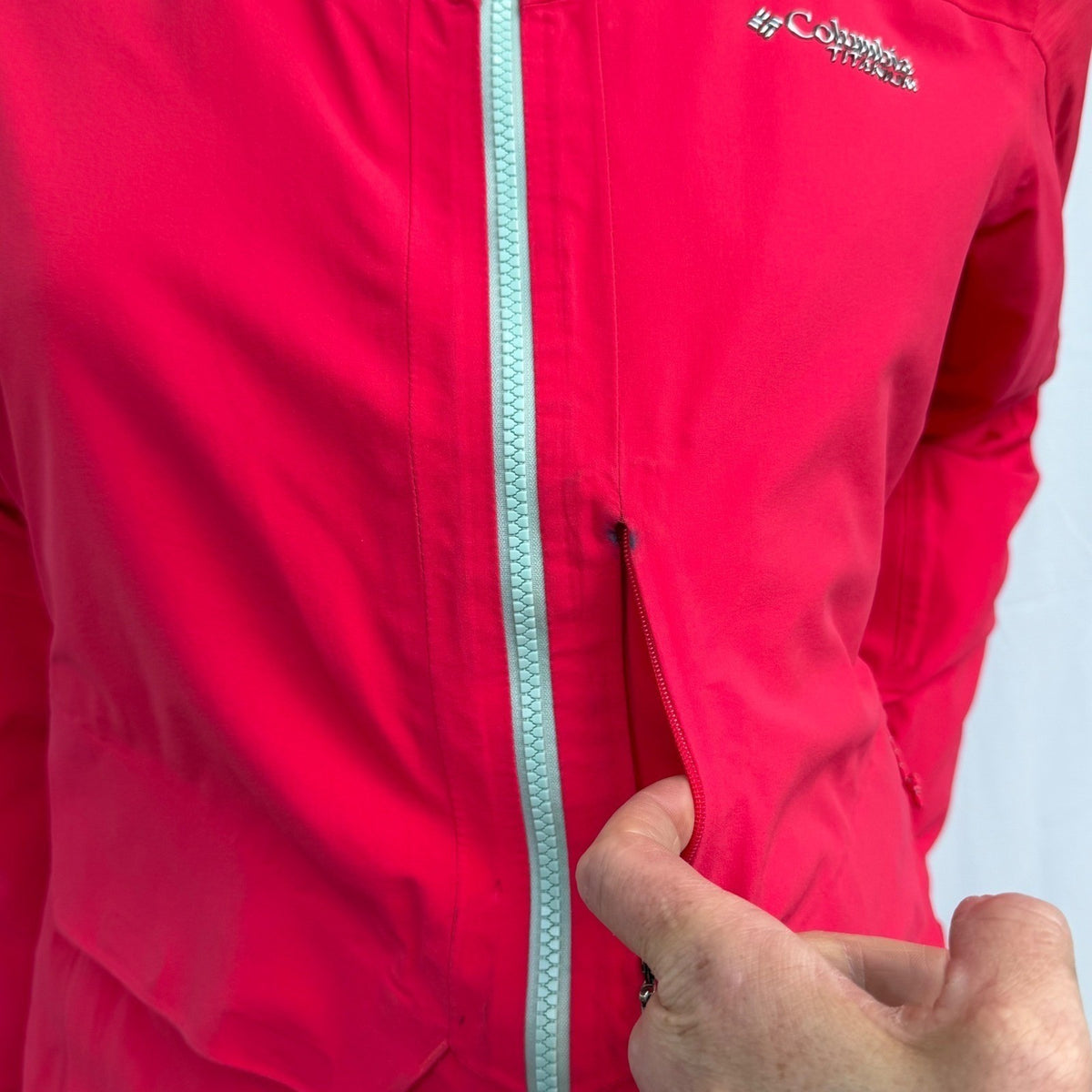 Columbia Titanium Raspberry Omni-Heat Ski Jacket | S — detail photo 18