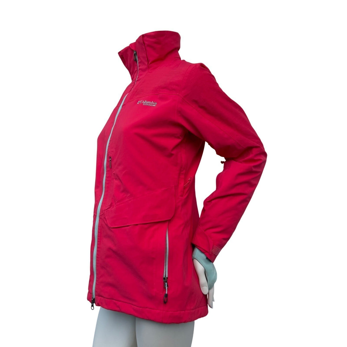 Columbia Titanium Raspberry Omni-Heat Ski Jacket | S — detail photo 2