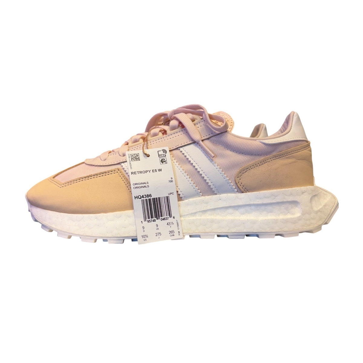Adidas Retropy E5 Boost Sneakers Pink & Tan | W10.5 — detail photo 2