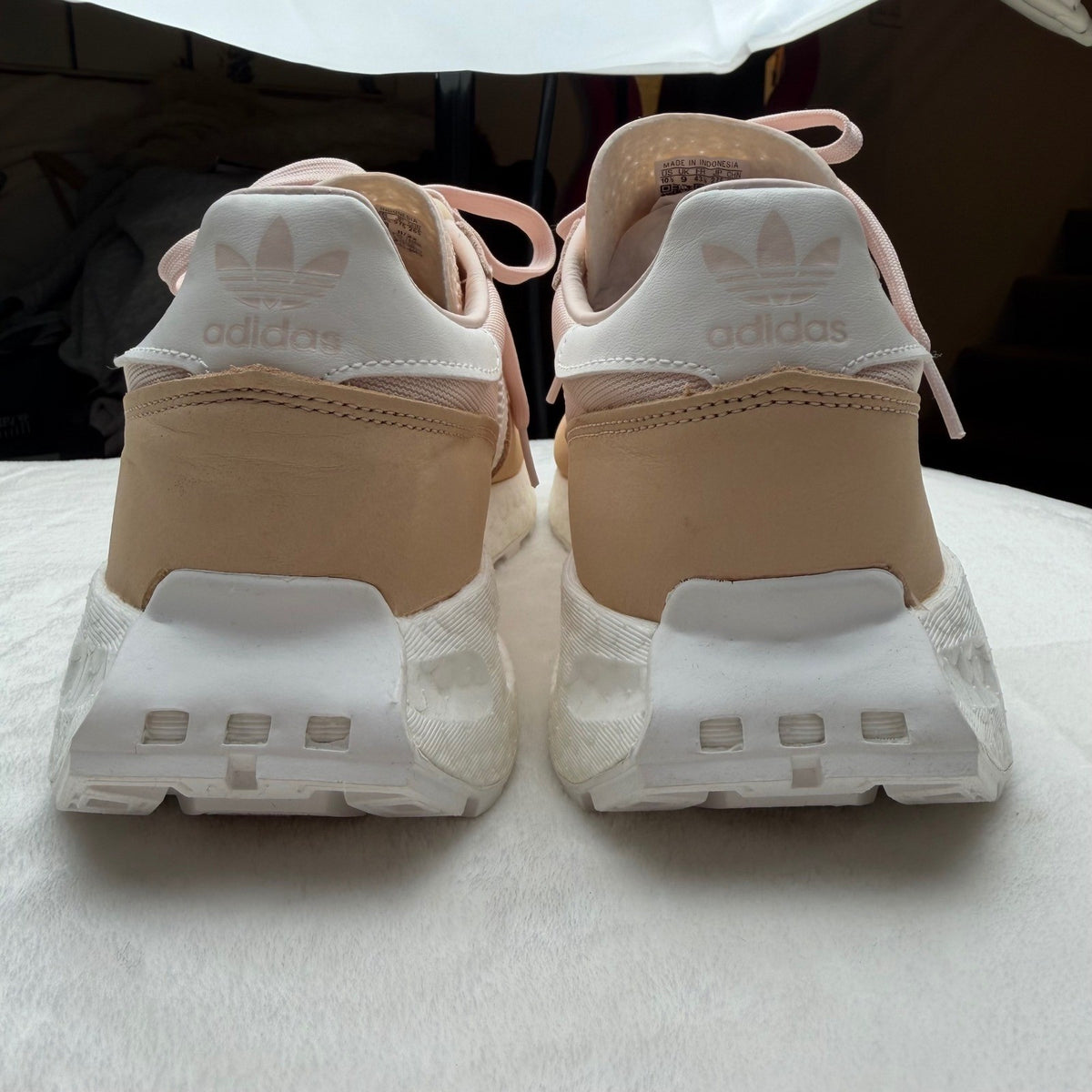 Adidas Retropy E5 Boost Sneakers Pink & Tan | W10.5 — detail photo 7