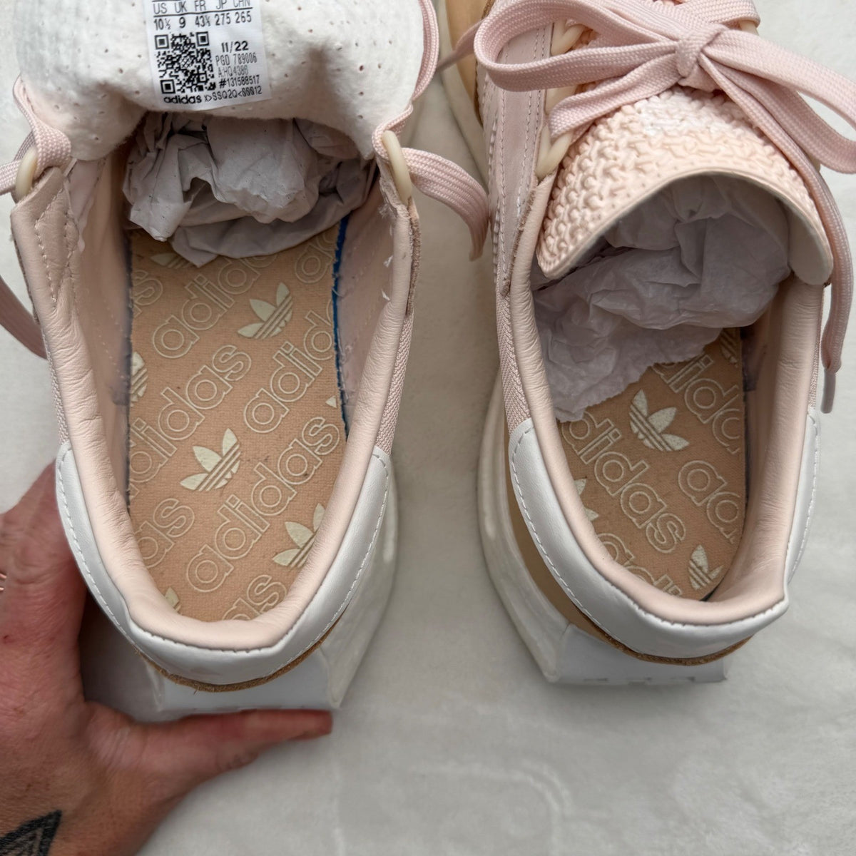 Adidas Retropy E5 Boost Sneakers Pink & Tan | W10.5 — detail photo 8